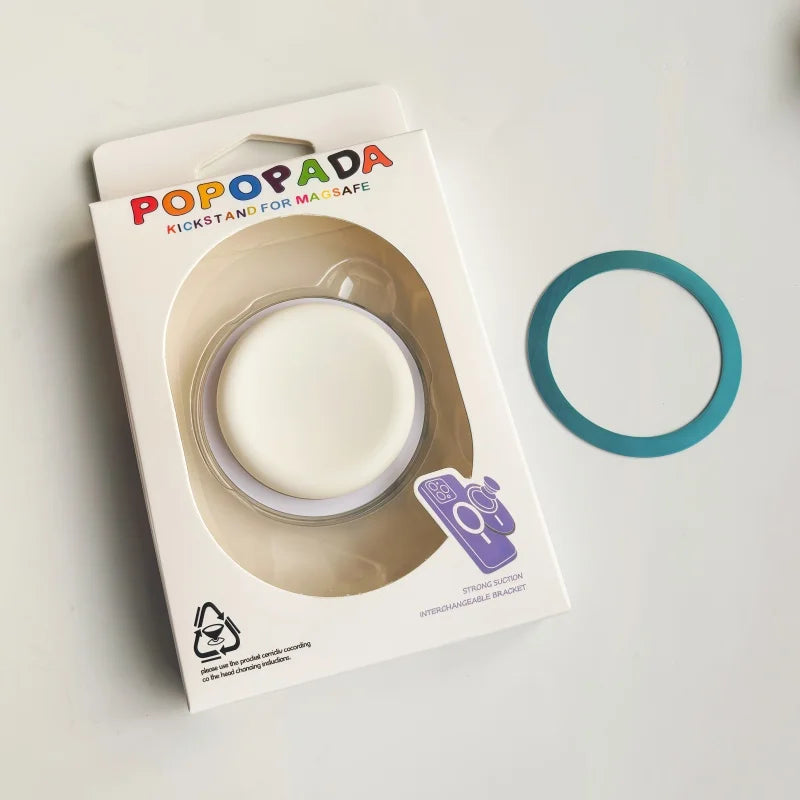 Cute Multicolor Silicone MagSafe Grip Tok Stand for iPhone Wireless Charging