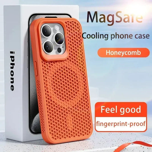 Cooling Magnetic Case for iPhone 14 Pro Max Plus – MagSafe Compatible