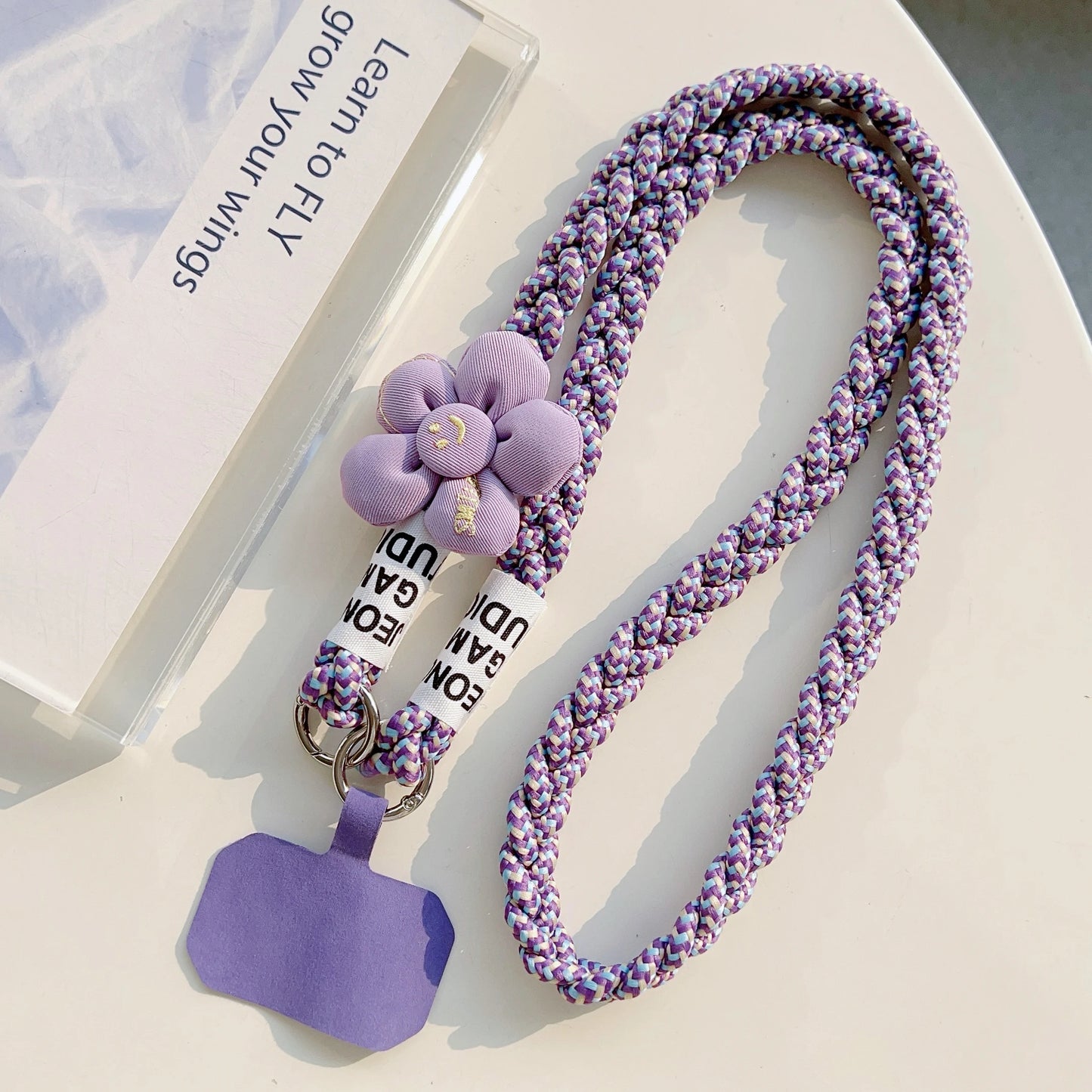 Outdoor Mountaineering Woven Phone Lanyard Women’s Belt Anti-Loss Neck Strap