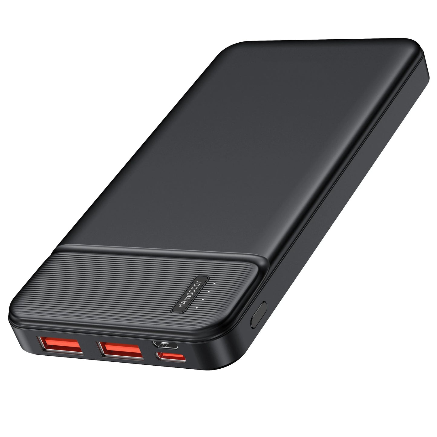 10000mAh Portable Power Bank PD 22.5W Slim Battery Pack with 3 Outputs & 2 Inputs