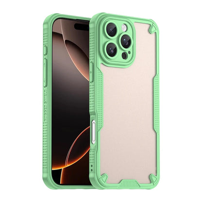 Transparent Acrylic Case with Color Frame for iPhone 11–13 Pro Max