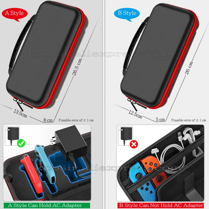 Large Travel Carrying Bag for Nintendo Switch OLED Anti-Scratch Storage Case