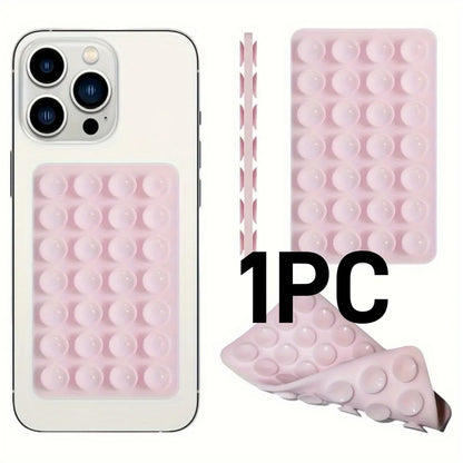 Double-Sided Silicone Suction Phone Holder – Hands-Free Universal Mount