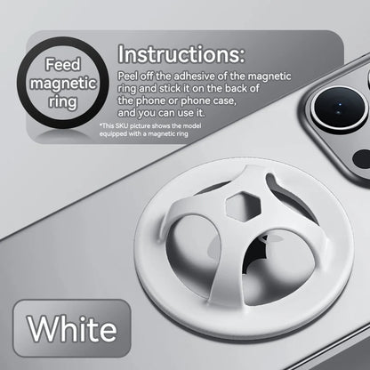 Magnetic Silicone Ring Holder for iPhone 13–15 Pro Max – Stand & Grip
