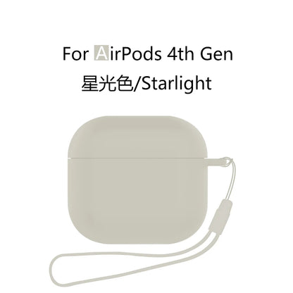 Silicone Case with Lanyard for AirPods 4 (2024) with Active Noise Canceling