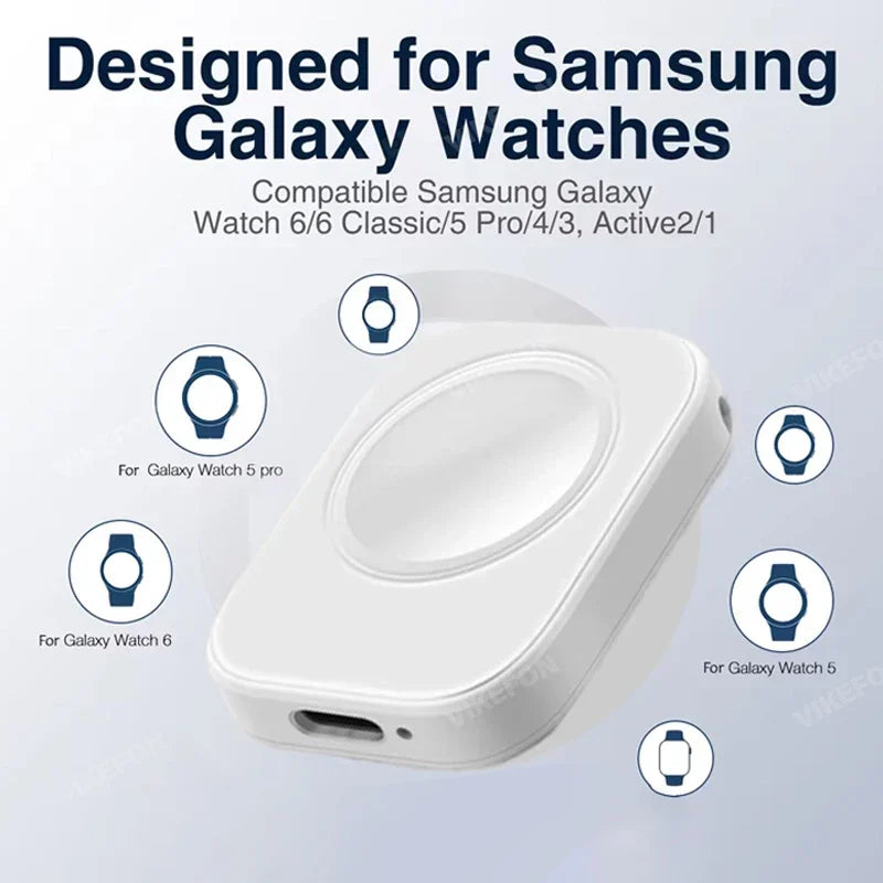 Magnetic Type-C Wireless Charger for Samsung Galaxy Watch Ultra/7/6/5/4/3