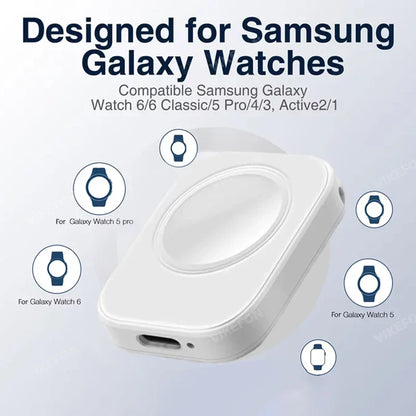 Magnetic Type-C Wireless Charger for Samsung Galaxy Watch Ultra/7/6/5/4/3