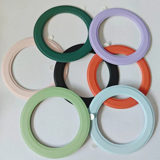 Mobile Phone MagSafe Circle Ring Sticker Back Iron Plate for iPhone 14/15