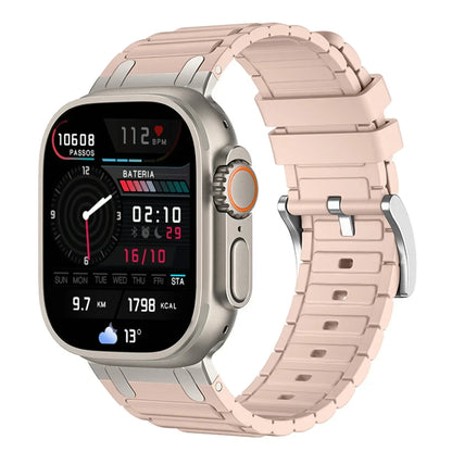 Silicone Strap for Apple Watch Ultra 3/2 49mm Series 11–1 SE Sport Band