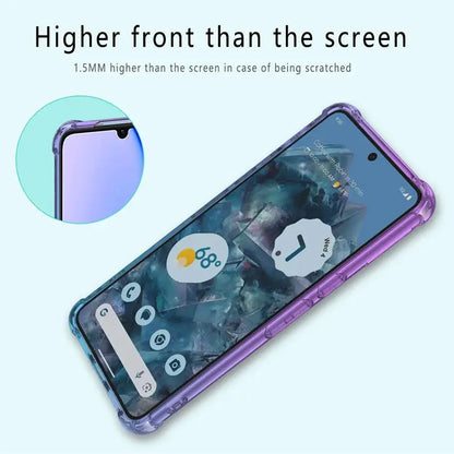 Gradient Airbag TPU Shockproof Case for Google Pixel 9 Pro XL 8A 8 7A 7 6A