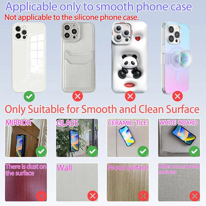 Double-Sided Silicone Suction Phone Holder – Hands-Free Universal Mount