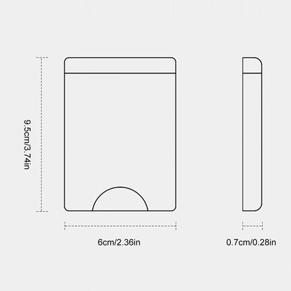 Magnetic Card Holder with Grip & Stand for MagSafe iPhone 14 15 Wallet Case