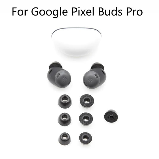 Memory Foam Eartips for Google Pixel Buds Pro – 2pcs/Pair Ear Pads
