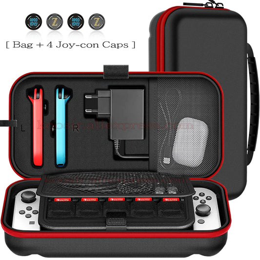 Large Travel Carrying Bag for Nintendo Switch OLED Anti-Scratch Storage Case