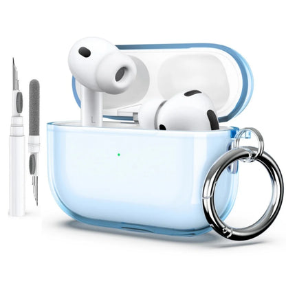 2025 Clear Case for AirPods Pro 3 – Shockproof Cover with Keychain & Cleaner Kit