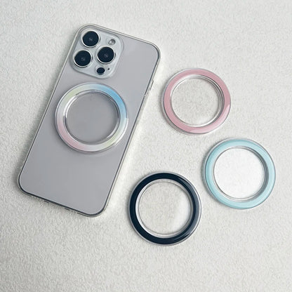 Round MagSafe Magnetic Base Sticker for iPhone 15–11 | Grip & Socket Mount