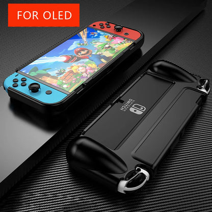 Shockproof TPU Case for Nintendo Switch OLED – Silicone Back Protective Shell