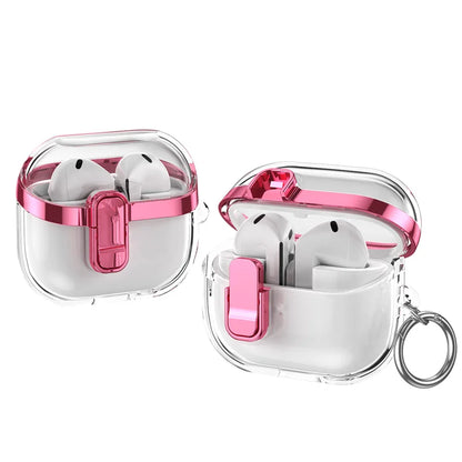Transparent Lock Case for Samsung Galaxy Buds 3/3 Pro – Anti-Fall Protective Cover