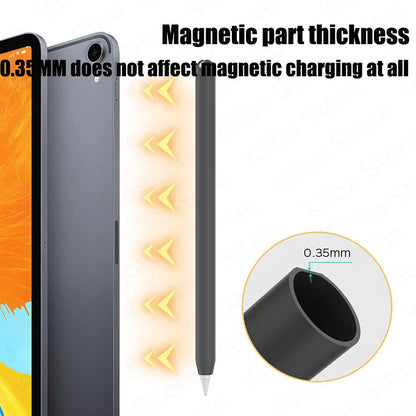 2-Pack Ultra-Thin Silicone Case for Apple Pencil 2nd Gen – Protective Skin
