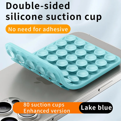 Double-Sided Silicone Suction Pad for Phones – Adhesive Rubber Mount