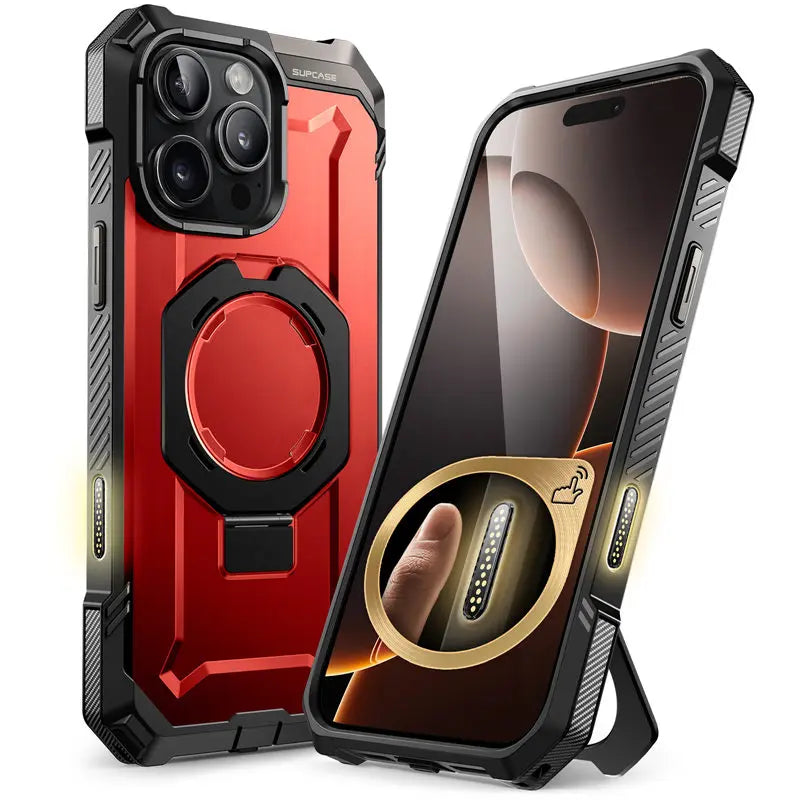 SUPCASE UB Grip Rugged Magnetic Stand Case w/ Camera Button for iPhone 16 Pro Max