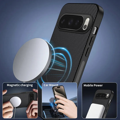 MagSafe Luxury Carbon Fiber Case for Google Pixel 10 Pro XL 9 8 7 6 A Pro XL