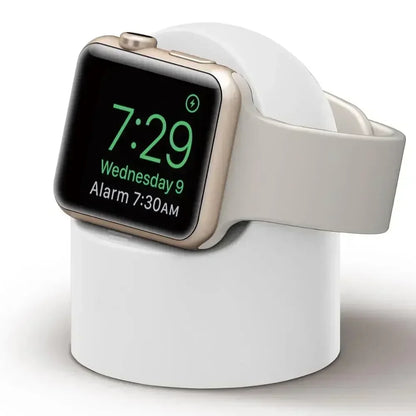 Silicone Charger Stand for Apple Watch Ultra 8 SE2 7 6 5 4 3 Nightstand
