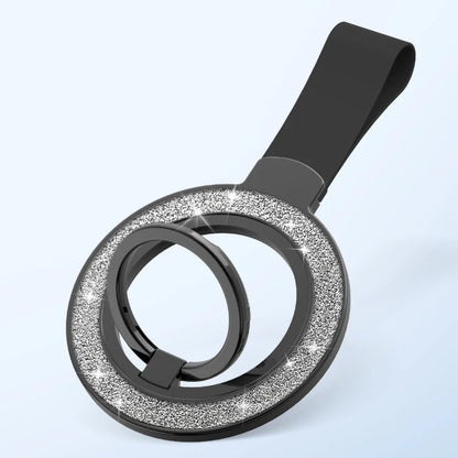 Glitter MagSafe Phone Holder for iPhone 12–16 – Ring & Stand Mount