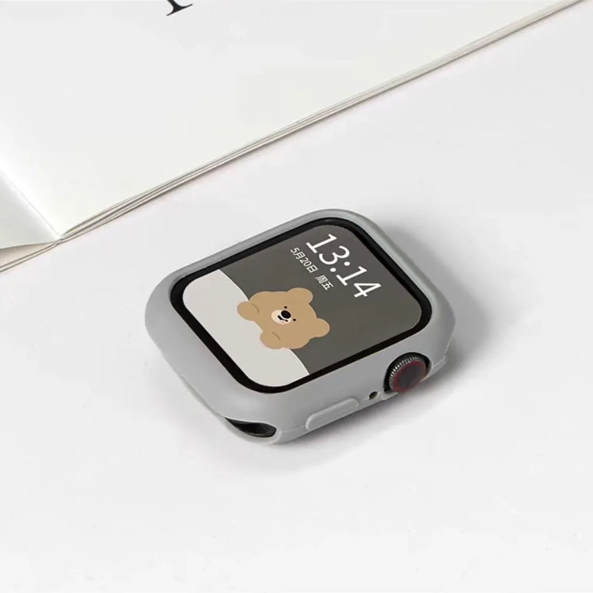 Silicone Protective Case for Apple Watch – Bumper Cover for Series SE 6-9