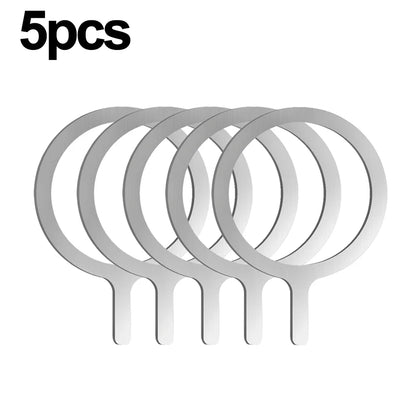 5-in-1 Sticker Ring for MagSafe Wireless Charging, Metal Plate for iPhone 12–14 Pro Max