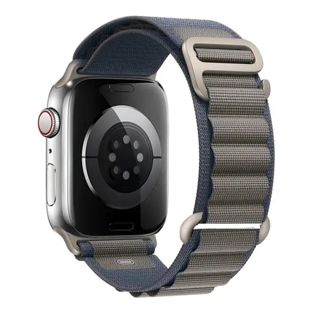 Nylon Alpine Strap for Apple Watch Ultra & Series 9–3 | 49–40mm Sport Band