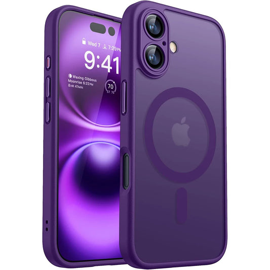 Magnetic Armor Shockproof Case for iPhone 16 15 Pro Max | MagSafe Compatible