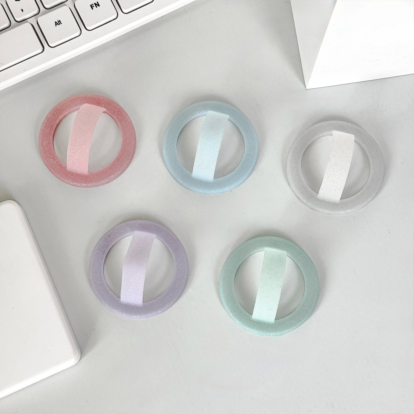 MagSafe Magnetic Phone Ring Holder with Liquid Silicone Anti-Slip