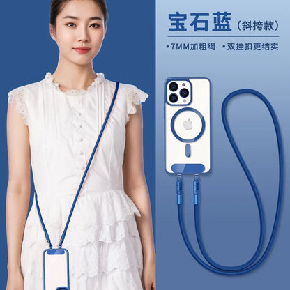 Lanyard Double Buckle Adjustable Wrist & Crossbody Strap for Phone, Keys, Mobile