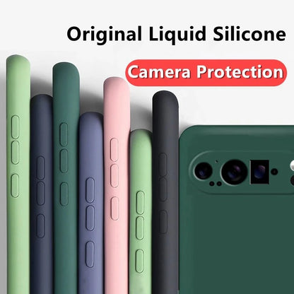 Liquid Silicone Case for Google Pixel 9 Pro/8/7/6A Soft Protective Cover