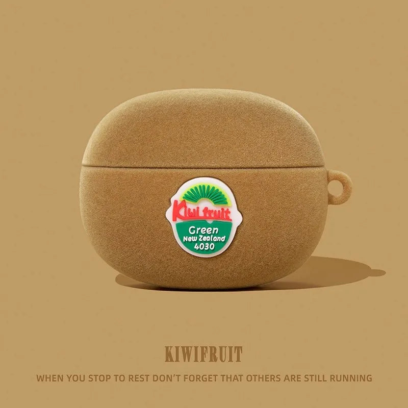 Kiwi Fruit Silicone Case for AirPods 1/2/3/4 Pro & Pro 2 Earphone Accessories