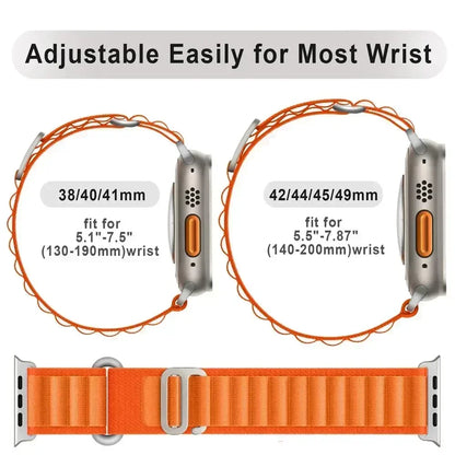 Alpine Loop Strap for Apple Watch Ultra 2 & Series 10–1, 38–49mm