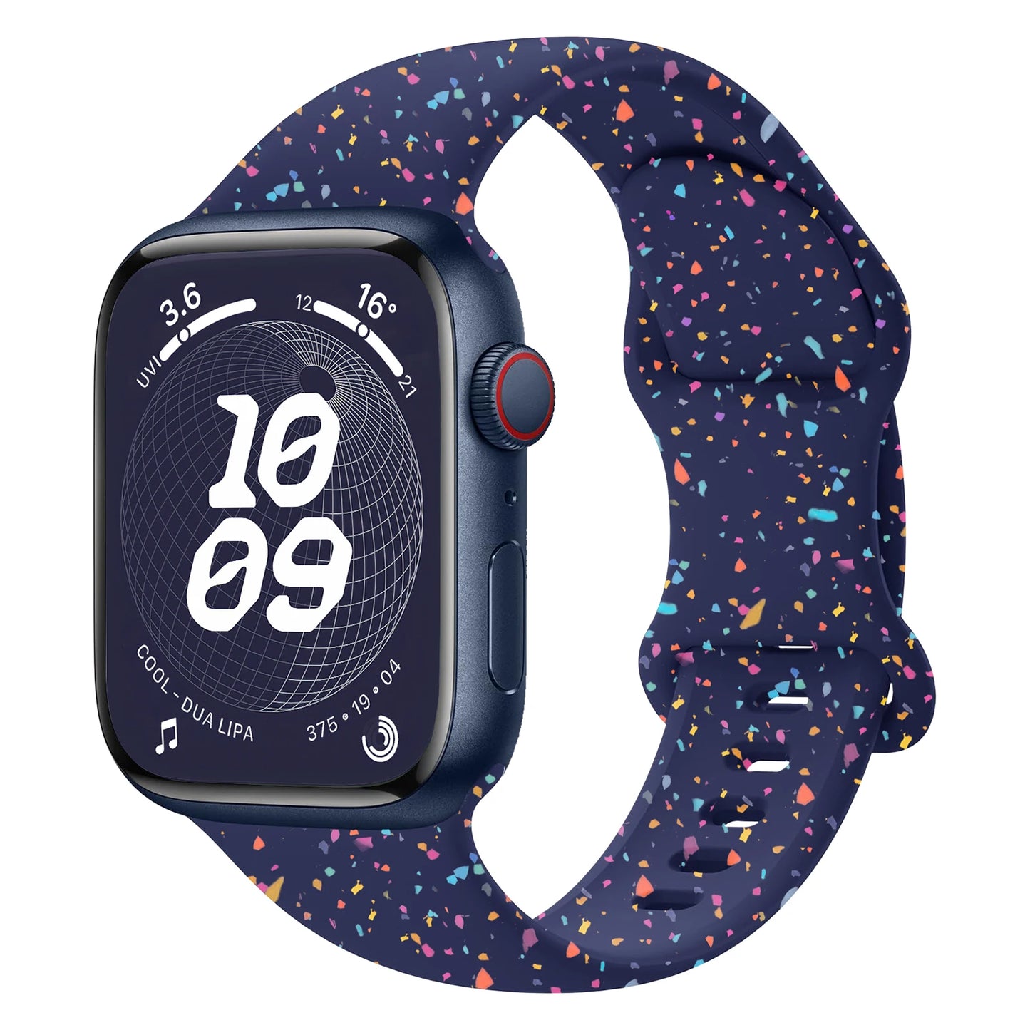 Sport Silicone Loop Band for Apple Watch 38–49mm Series 9–3 & Ultra 2