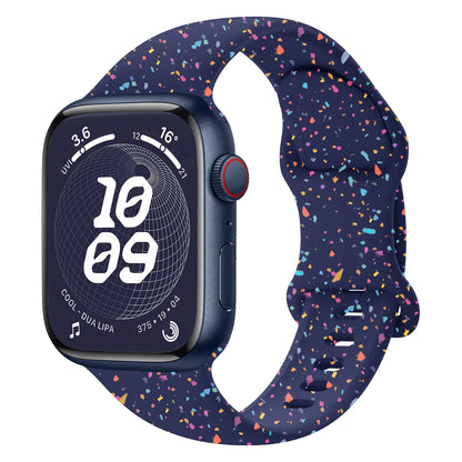 Sport Silicone Loop Band for Apple Watch 38–49mm Series 9–3 & Ultra 2