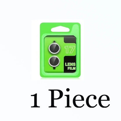 Metal Ring 3D Camera Lens Protector for iPhone 17 Full Cover