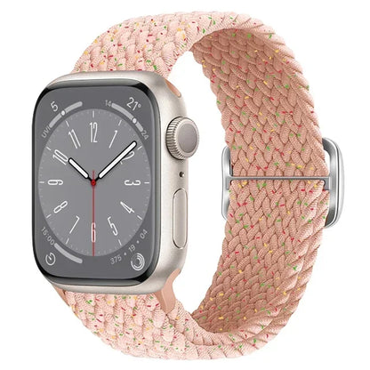 Elastic Braided Strap for Apple Watch Ultra 49mm and Series 9–SE, 45–38mm
