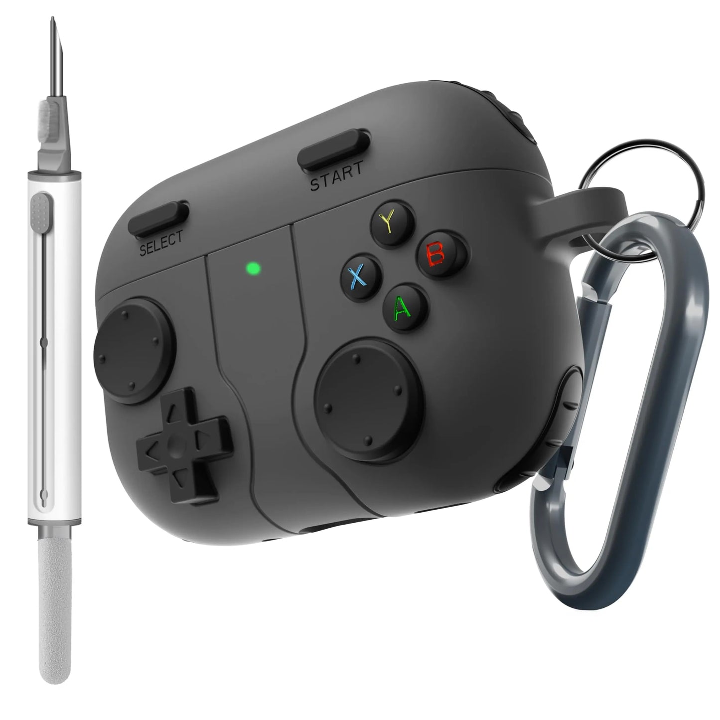 Secure Lock AirPods Pro 3 Case with Cleaner Kit and Keychain for 3rd Gen AirPods