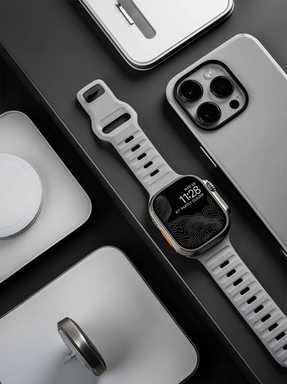 Sport Silicone Strap for Apple Watch Ultra 3/2 and Series 11–6, SE3 (49–40mm)