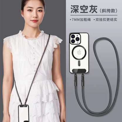 Lanyard Double Buckle Adjustable Wrist & Crossbody Strap for Phone, Keys, Mobile