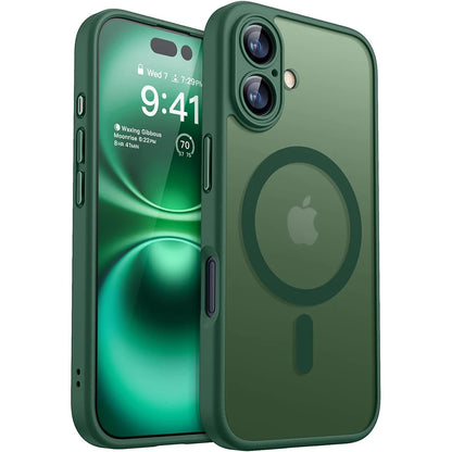 Magnetic Armor Shockproof Case for iPhone 16 15 Pro Max | MagSafe Compatible