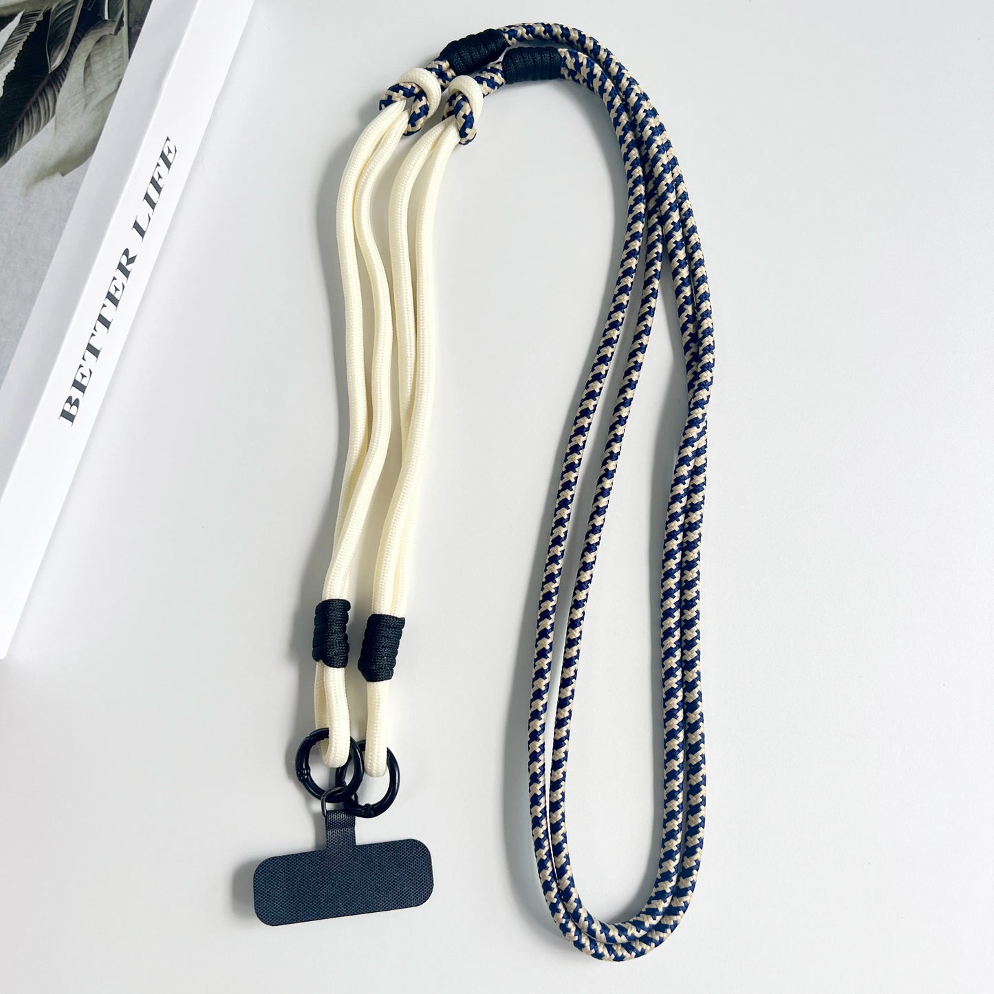 Personalized Double Color Universal Phone Lanyard Shoulder Strap Safety Rope