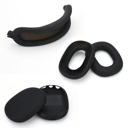 Soft Silicone Protective Case for AirPods Max – Anti-Scratch Cover