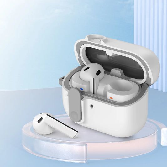 Secure Lock Case for Samsung Galaxy Buds 3/3 Pro with Cleaner Kit & Keychain