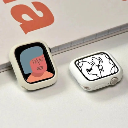 Silicone Protective Case for Apple Watch – Bumper Cover for Series SE 6-9