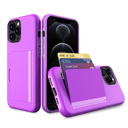 Wallet Case with Card Slot for iPhone 16 15 14 13 12 11 Pro Max & More